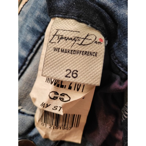 Esparanto Sequined Skinny Jeans - Picture 7 of 10